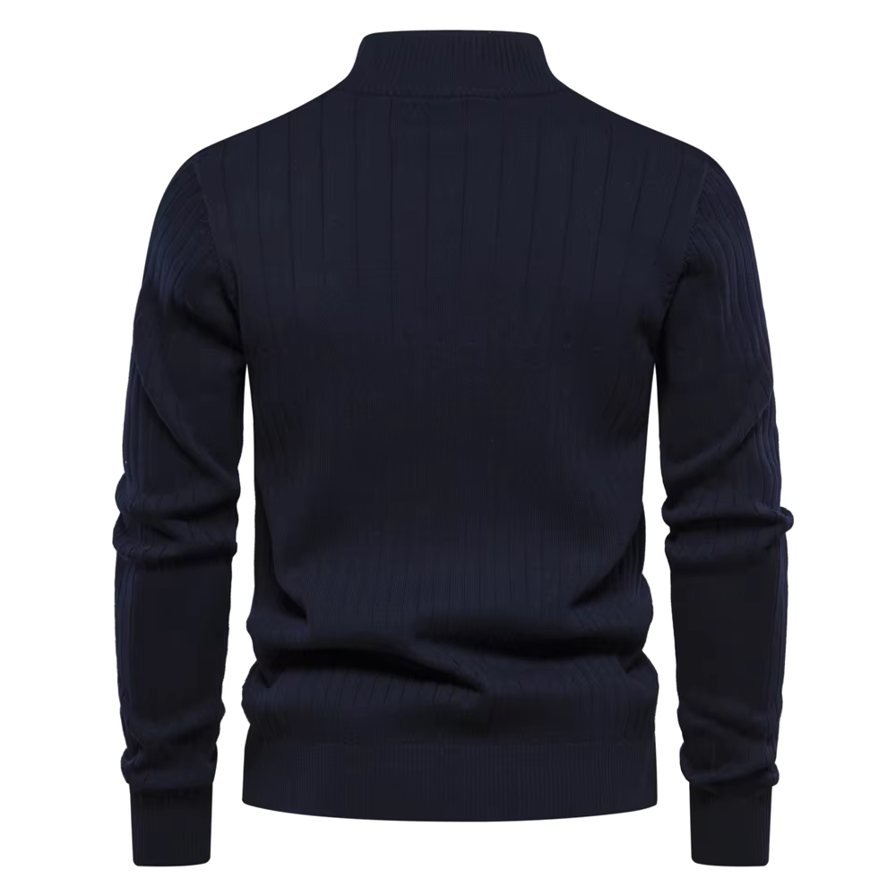 Liam Autumn Zipper Pullover Sweater